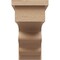 Ekena Millwork 6"W x 18"D x 12"H Classic Highland Rough Cedar Woodgrain TimberThane Corbel, Primed Tan CORUR06X18X12HLDRCPR - alternate 2